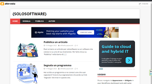solosoftware homepage