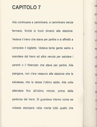 pagina del libro" Con un uomo accanto"